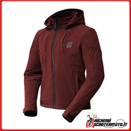 EIGHT JACKET - CIRRUS SPRING WOMEN BURGUNDY SIZE L
