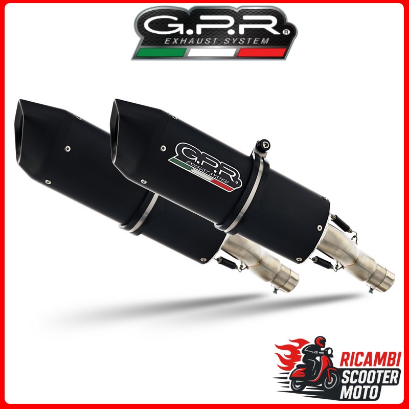 COPPIA TERMINALI CON RACCORDI APRILIA RSV 1000 R FACTORY 2006-2010 COPPIA TERMINALI CON RACCORDI APRILIA RSV 1000 R FACTORY 2006-2010
