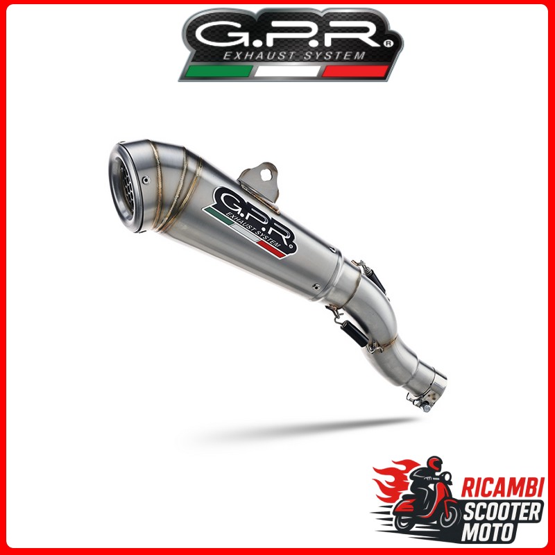 TERMINALE CON RACCORDO KTM DUKE 390 2024-2025 TERMINALE CON RACCORDO KTM DUKE 390 2024-2025