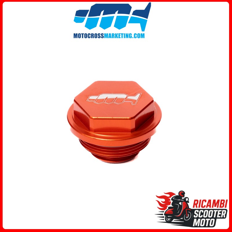 COPERCHIO POMPA FRENO POSTERIORE ARANCIONE KTM 125 EXC 2004-2016