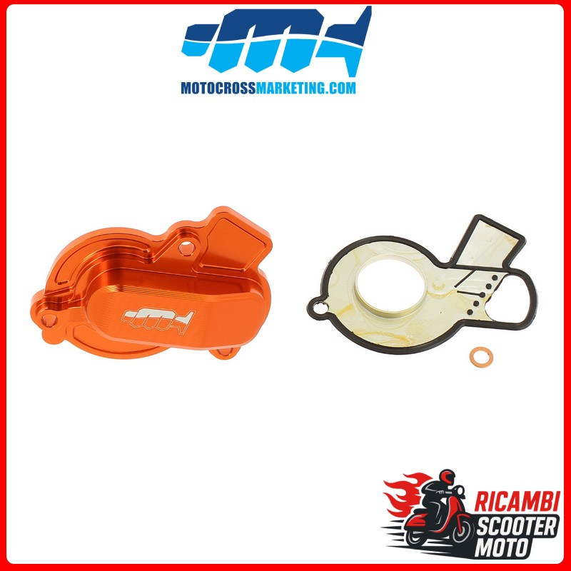 COPERCHIO POMPA ACQUA ARANCIONE KTM 450 EXC 2017-2025