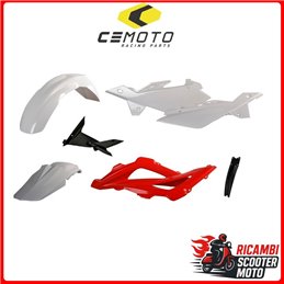 KIT PLASTICHE BIANCO/ROSSO HUSQVARNA 250 TC 2006-2007