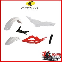 KIT PLASTICHE BIANCO/ROSSO HUSQVARNA 250 TC 2008-2010