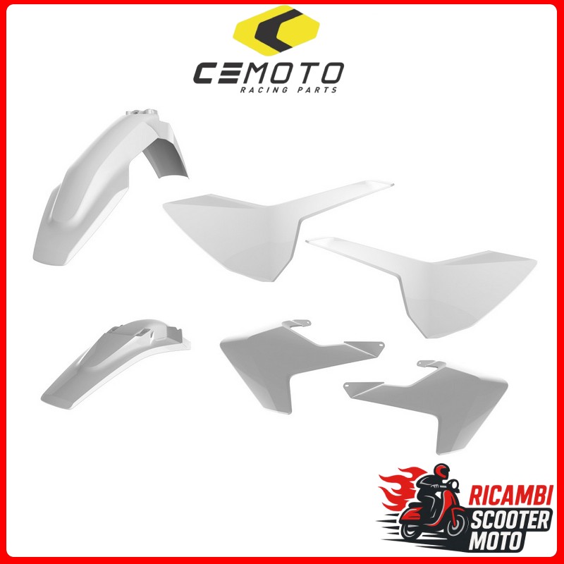 KIT PLASTICHE BIANCO HUSQVARNA 125 TC 2016-2018