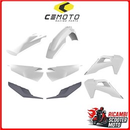 KIT PLASTICHE BIANCO20/NARDO GREY HUSQVARNA 125 TC 2019-2022