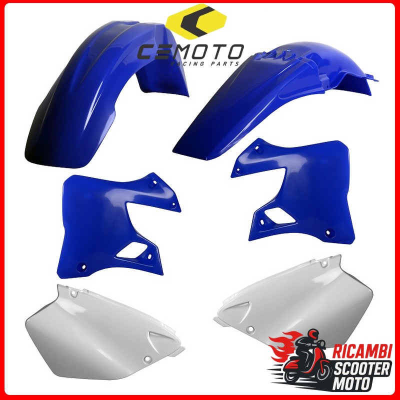 KIT PLASTICHE BLU YAM98/BIANCO YAMAHA YZ 125 2000-2001