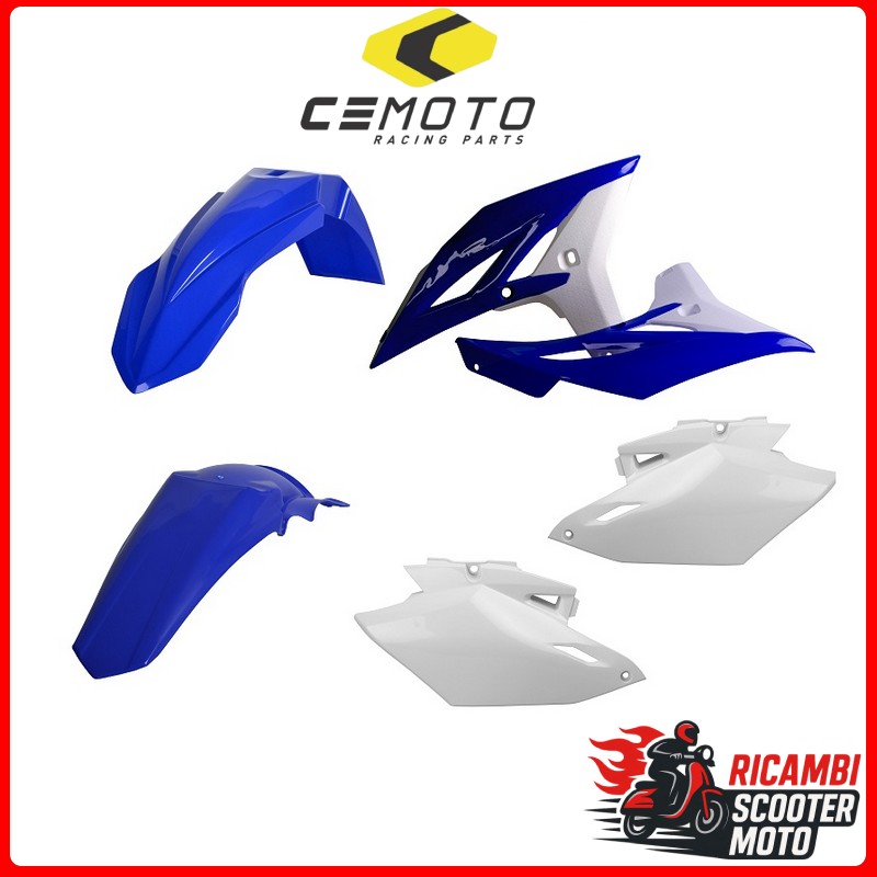 KIT PLASTICHE BLU YAM98/BIANCO YAMAHA WR 450 F 2012-2015