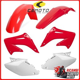 KIT PLASTICHE ROSSO CR04/BIANCO HONDA CR 125 2002-2003