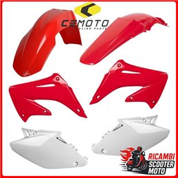 KIT PLASTICHE ROSSO CR04/BIANCO HONDA CR 125 2004-2007