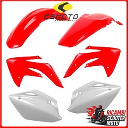 KIT PLASTICHE ROSSO CR04/BIANCO HONDA CRF 150 R 2007-2024