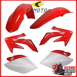 KIT PLASTICHE ROSSO CR04/BIANCO HONDA CRF 250 R 2006-2007