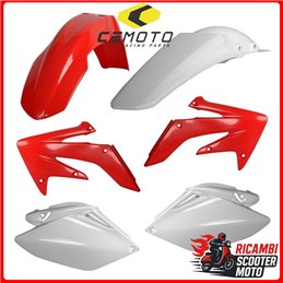 KIT PLASTICHE ROSSO CR04/BIANCO HONDA CRF 250 R 2008-2009