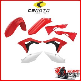 KIT PLASTICHE ROSSO CR04/BIANCO HONDA CRF 250 R 2018-2021