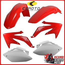 KIT PLASTICHE ROSSO CR04/BIANCO HONDA CRF 450 R 2005-2006