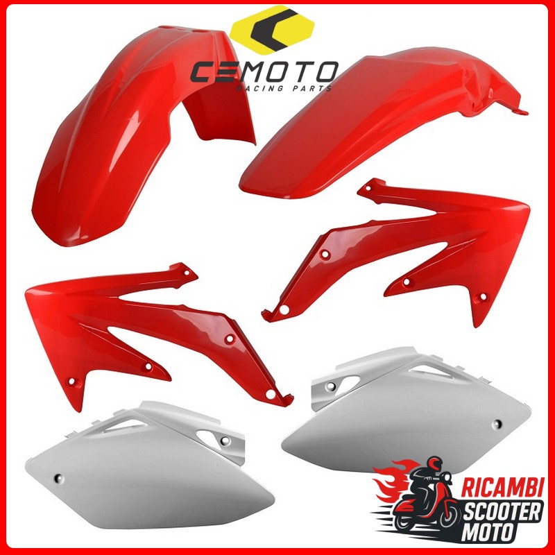 White plastic kit HONDA CRF 450 R 2005-2006