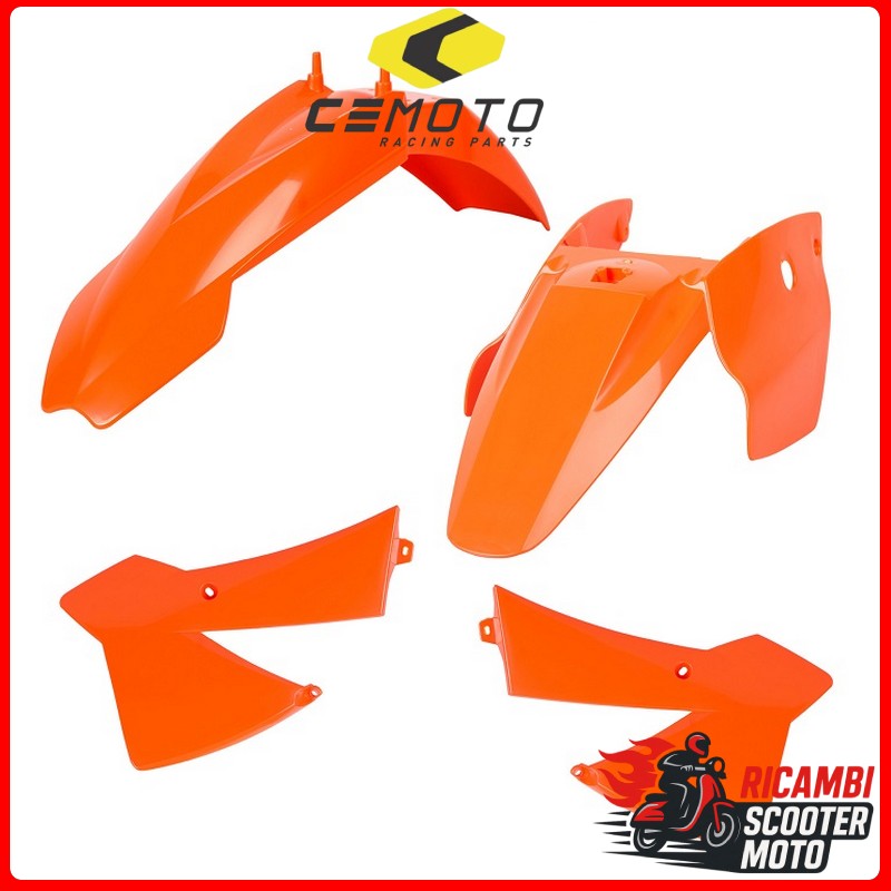 Kit de plástico blanco KTM 65 SX 2002-2008