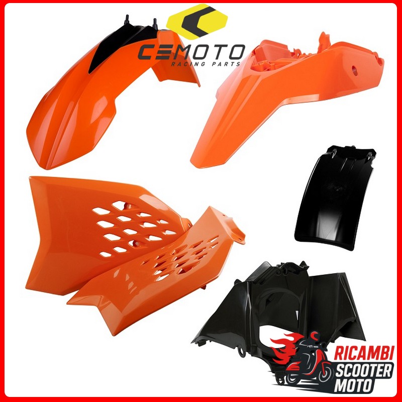 KIT PLASTICHE ARANCIONE KTM 65 SX 2012-2015