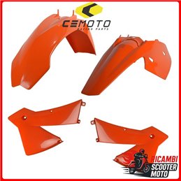 KIT PLASTICHE ARANCIONE KTM 125 EXC 2004-2004