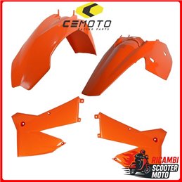 KIT PLASTICHE ARANCIONE KTM 125 EXC 2005-2007