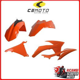 KIT PLASTICHE ARANCIONE KTM 125 EXC 2012-2013