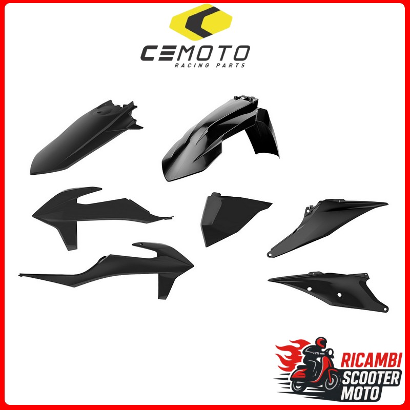 KIT PLASTICHE NERO KTM 250 EXC 2020-2023