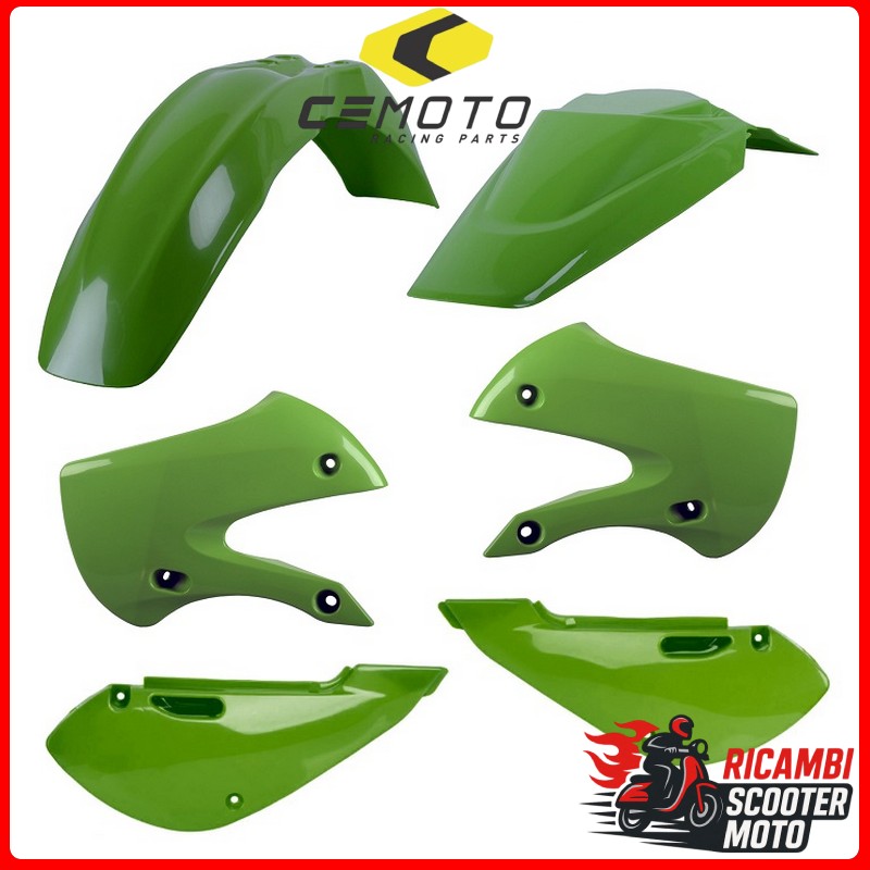 Kit en plastique blanc KAWASAKI KX 65 2000-2025