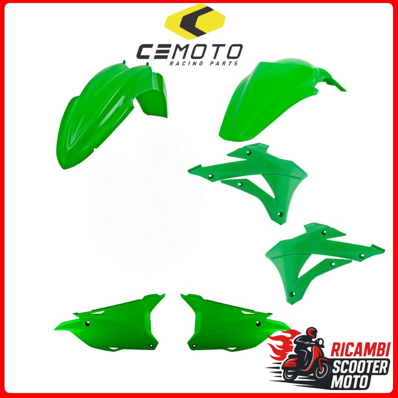 KIT PLASTICHE VERDE05 KAWASAKI KX 85 2014-2021