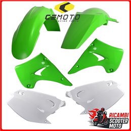 KIT PLASTICHE VERDE05/BIANCO KAWASAKI KX 125 2003-2008