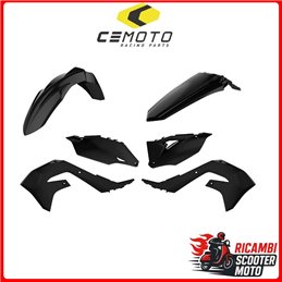 KIT PLASTICHE NERO KAWASAKI KX 250 F 2021-2024