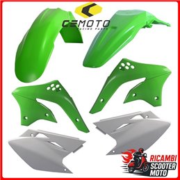 KIT PLASTICHE VERDE05/BIANCO KAWASAKI KX 450 F 2006-2008