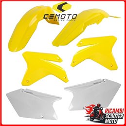 KIT PLASTICHE GIALLO RM01/BIANCO SUZUKI RMZ 450 2005-2006