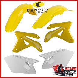 KIT PLASTICHE GIALLO RM01/BIANCO SUZUKI RMZ 450 2007-2007
