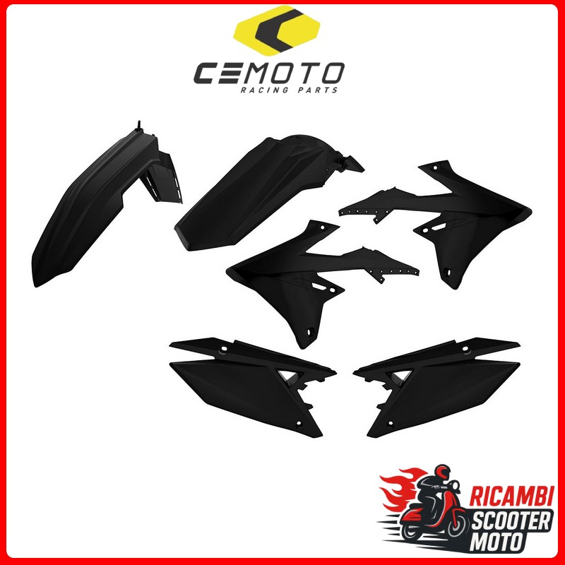 KIT PLASTICHE NERO SUZUKI RMZ 250 2019-2025