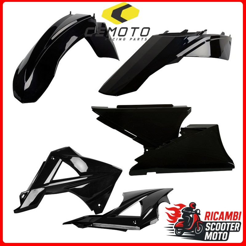 KIT PLASTICHE NERO GAS GAS EC 125 2010-2010