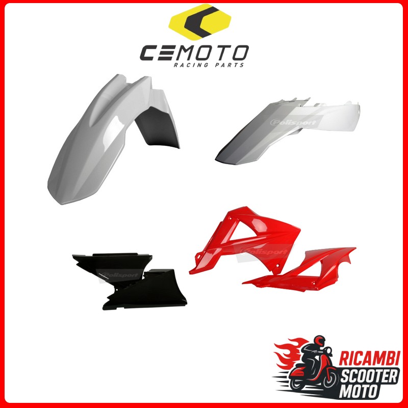 White plastic kit GAS GAS EC 125 2011-2011