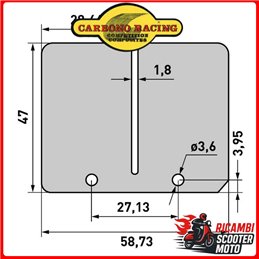 Cuchillas de paquete de válvulas de láminas STANDARD y V-FORCE SUZUKI RM 125 1990-2012