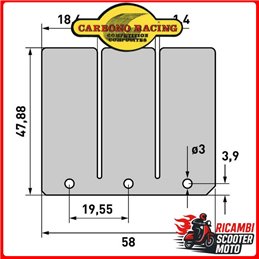 LAMELLE PACCO LAMELLARE DI SERIE E V-FORCE HONDA CR 125 2005-2007