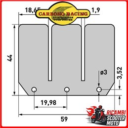 LAMELLE PACCO LAMELLARE DI SERIE E V-FORCE YAMAHA YZ 125 1993-1993