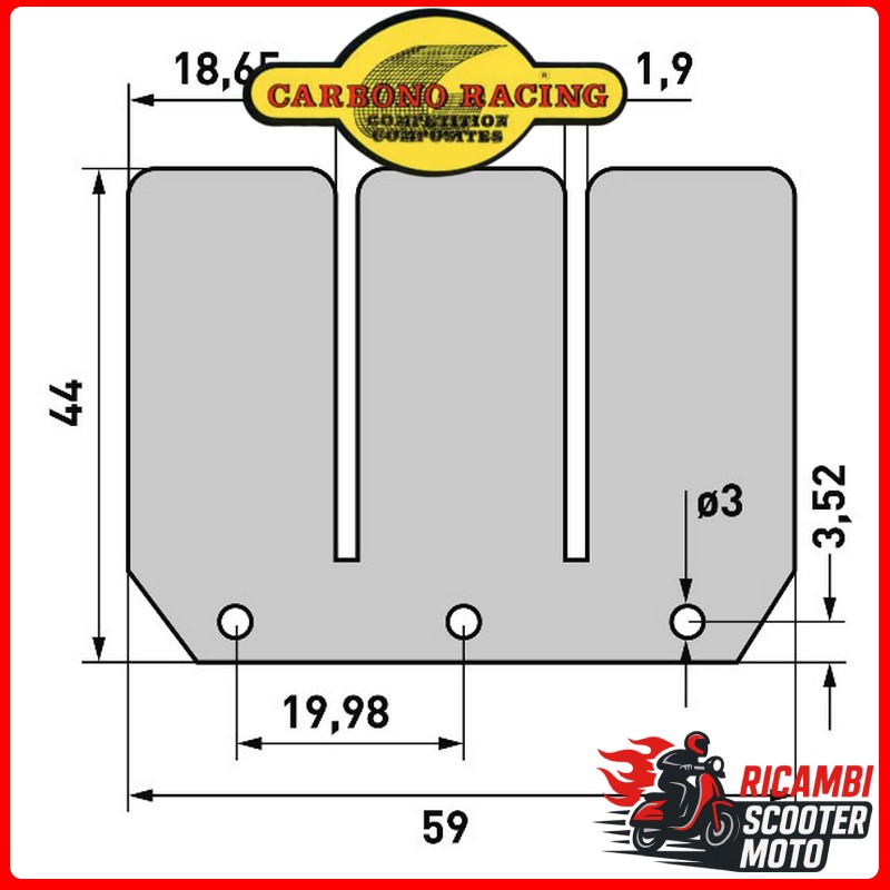 LAMELLE PACCO LAMELLARE DI SERIE E V-FORCE YAMAHA YZ 125 1993-1993