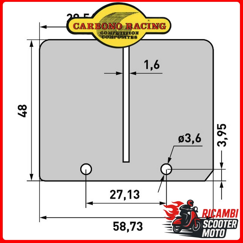 LAMELLE PACCO LAMELLARE DI SERIE E V-FORCE KAWASAKI KX 125 1998-2002