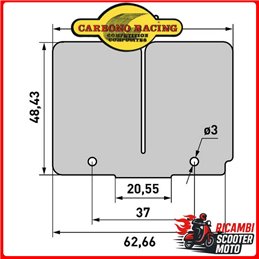 LAMELLE PACCO LAMELLARE DI SERIE E V-FORCE KAWASAKI KX 250 2005-2008