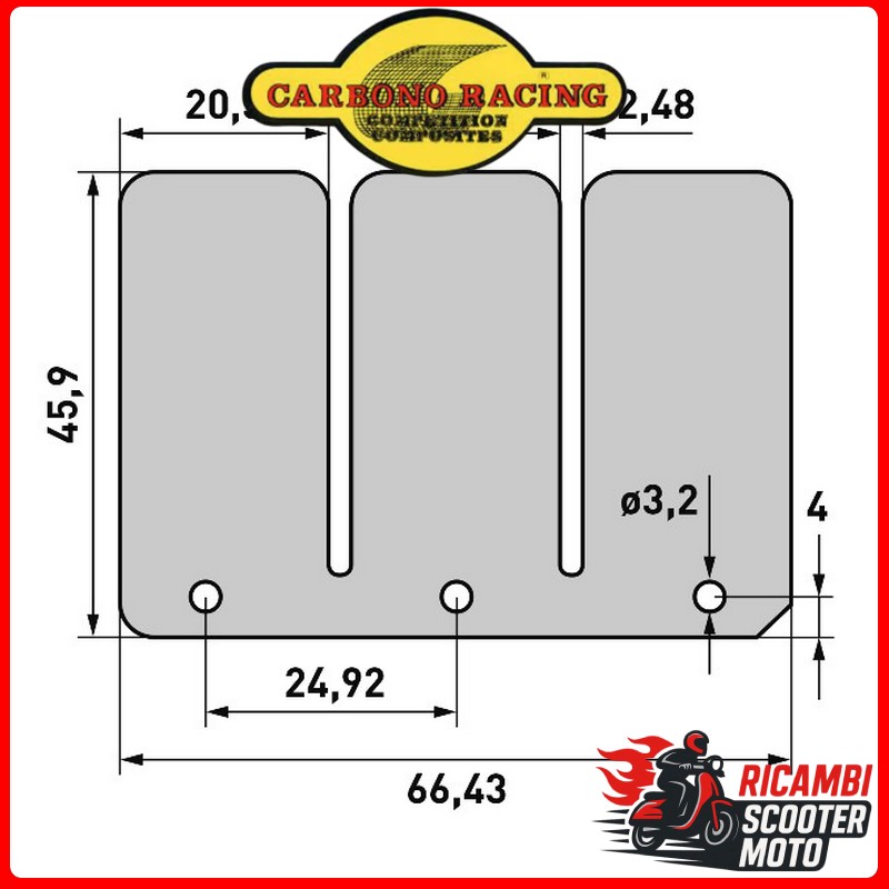 LAMELLE PACCO LAMELLARE DI SERIE E V-FORCE YAMAHA YZ 125 1988-1992