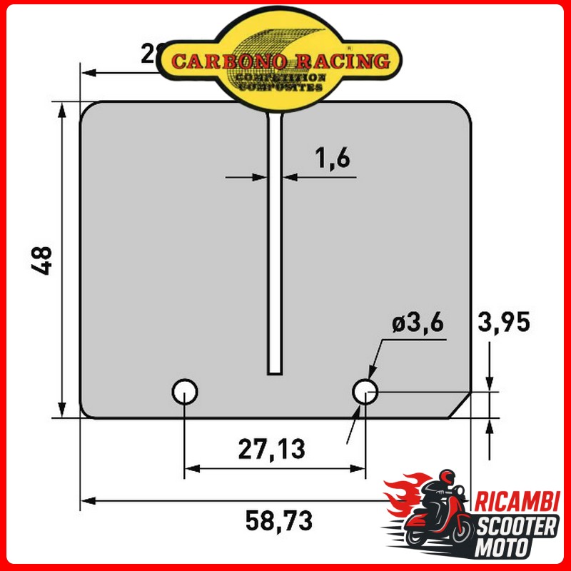 STANDARD and V-FORCE reed valve pack blades SUZUKI RM 250 1991-1992