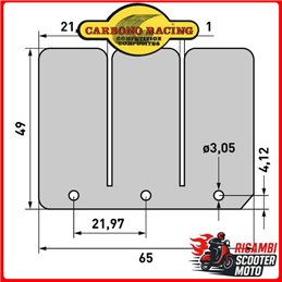 LAMELLE PACCO LAMELLARE DI SERIE E V-FORCE TM EN 300 2000-2004