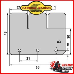 LAMELLE PACCO LAMELLARE DI SERIE E V-FORCE KAWASAKI KX 125 2006-2008