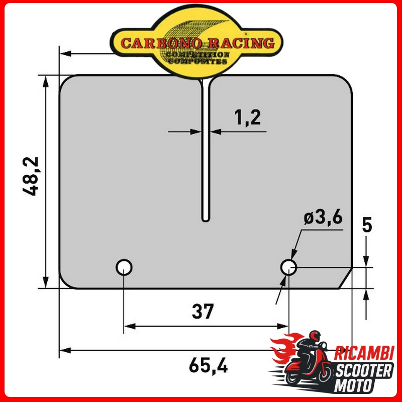 Cuchillas de paquete de válvulas de láminas STANDARD y V-FORCE SUZUKI RM 250 2003-2012