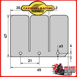 LAMELLE PACCO LAMELLARE DI SERIE E V-FORCE HONDA CR 250 2005-2007