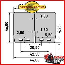 Cuchillas de paquete de válvulas de láminas STANDARD y V-FORCE HUSABERG 250 TE 2011-2014