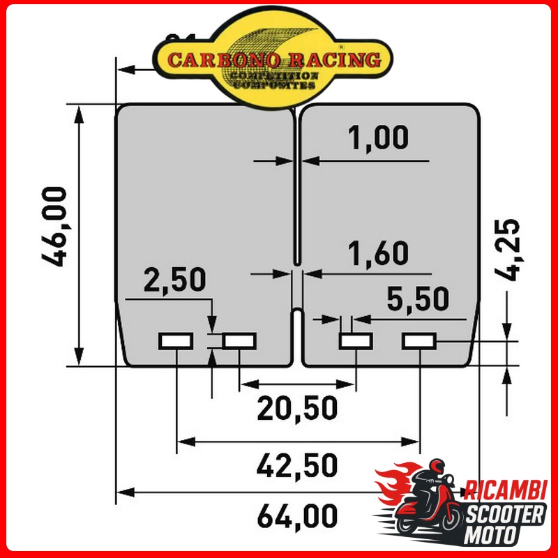 Cuchillas de paquete de válvulas de láminas STANDARD y V-FORCE SHERCO 250 SE-R 2014-2020