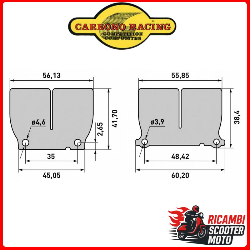 LAMELLE PACCO LAMELLARE DI SERIE E V-FORCE KTM 125 EXC 2015-2016